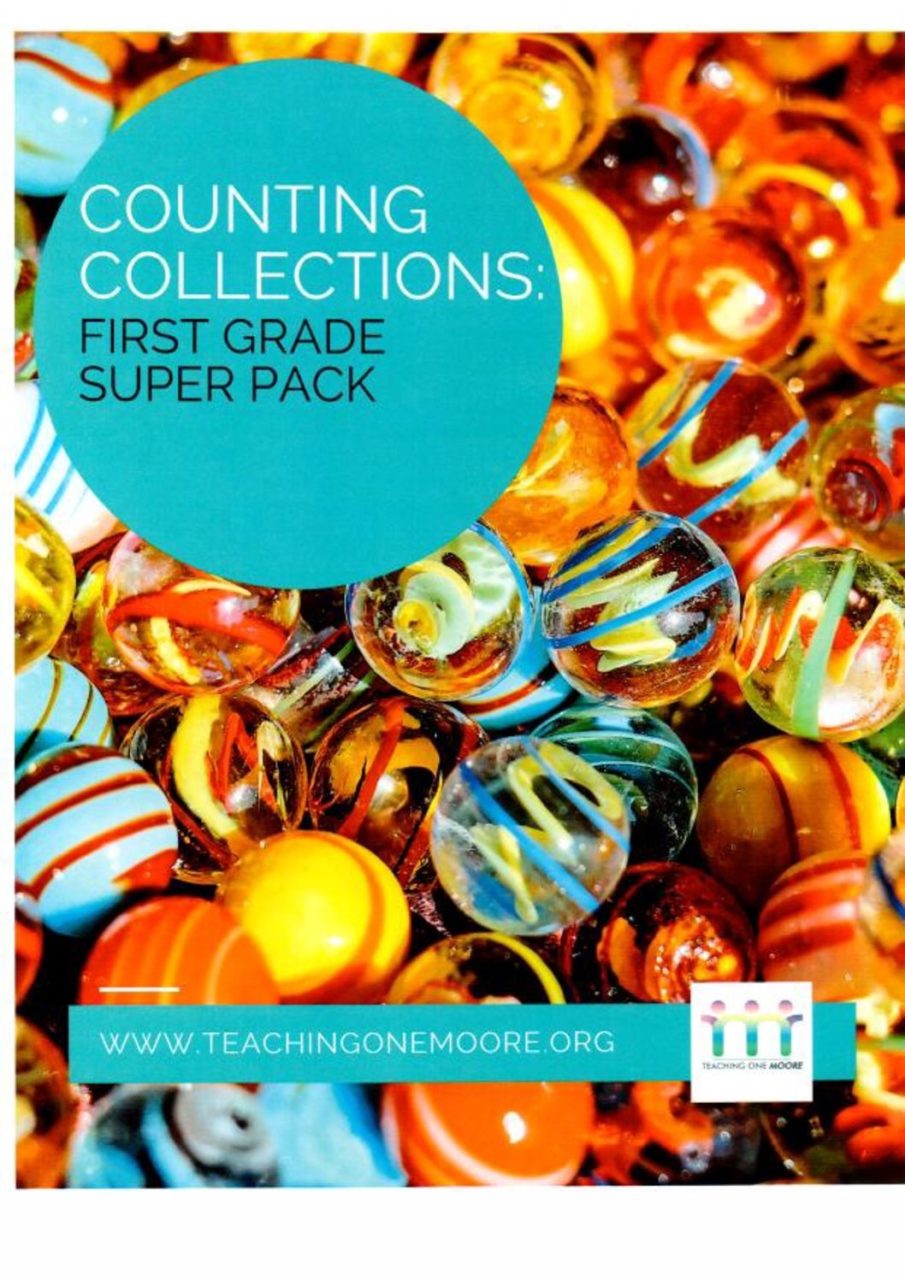 First Grade Counting Collections Super Pack
